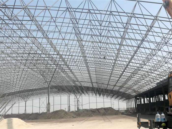 洪湖钢厂料仓网架工程